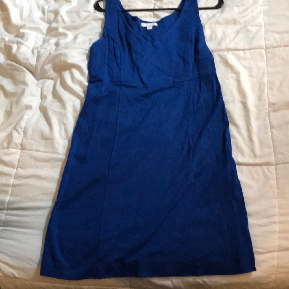 New York & co blue work dress